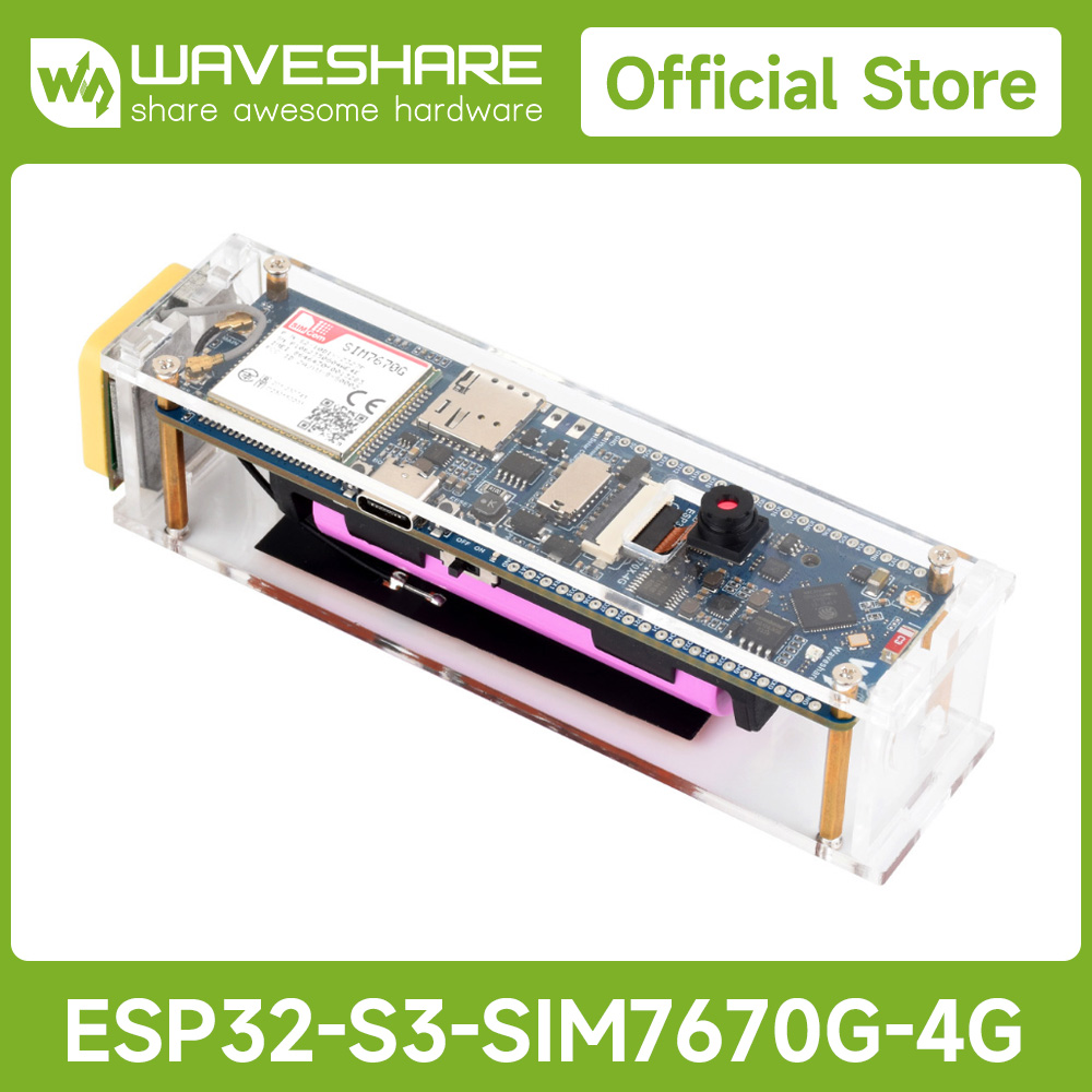 Esp32 Uart Module - لوحة تطوير Waveshare ESP32-S3 SIM7670G 4G،