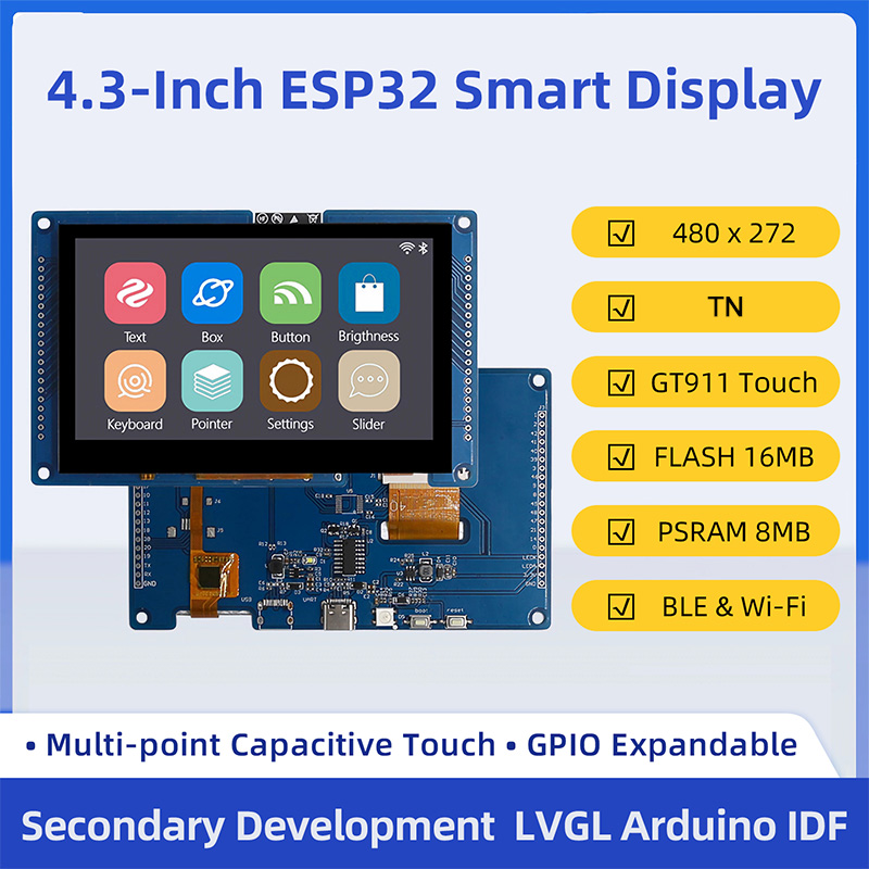 Esp32 P4 - لوحة تطوير ESP32 S3 بشاشة لمس