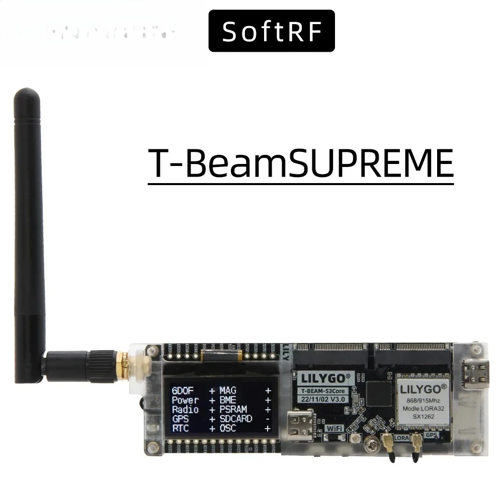Esp32 - لوحة تطوير LILYGO SoftRF T-BeamSUPREME ESP32-S3