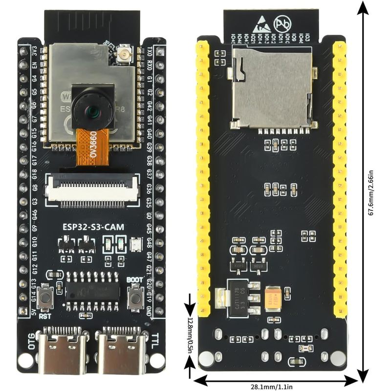 لوحة ESP32-S3-CAM مع كاميرا OV - مراجعة Esp32 Wifi Bluetooth Module وسعره