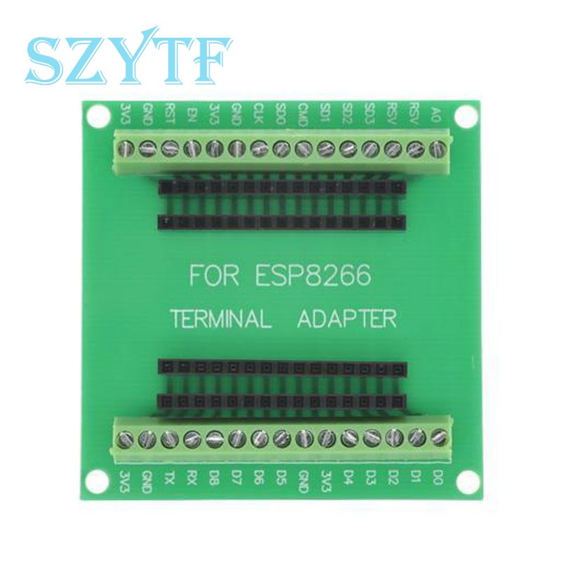 محول طرفي للوحة التوسعة ESP826 - مراجعة Esp8266 Nodemcu وسعره