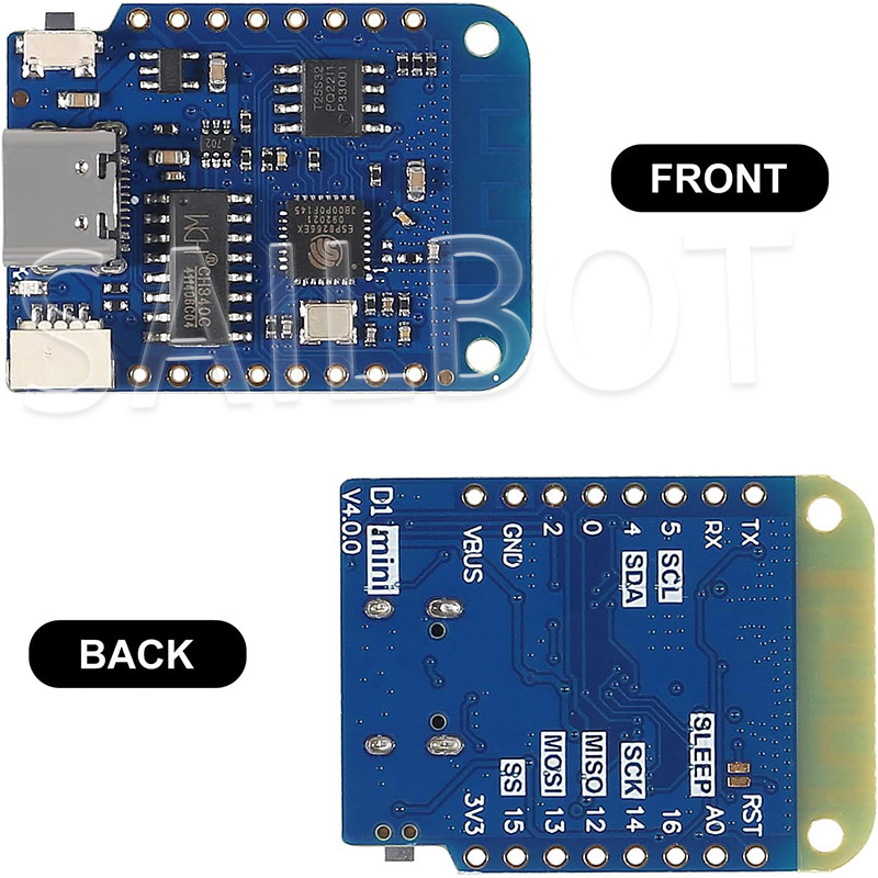 1-10 قطعة WeMos D1 Mini ESP826 - مراجعة Esp8266 Nodemcu وسعره