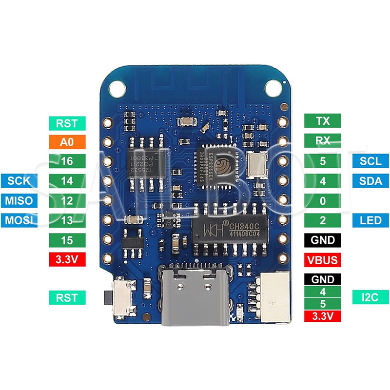 1-10 قطعة WeMos D1 Mini ESP826 - مراجعة Esp8266 Nodemcu وسعره