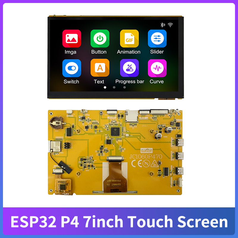 ESP32 P4 7 بوصة LCD مجلس التنم - مراجعة Esp32 C6 وسعره