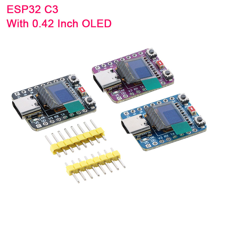 ESP32-C3 شاشة 0.42 بوصة OLED ش - مراجعة Esp32 C3 وسعره