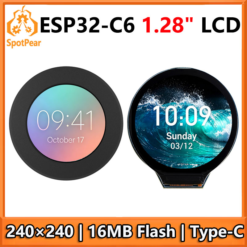 لوحة تطوير ESP32 C6 مع شاشة عر - مراجعة Esp32 C6 وسعره