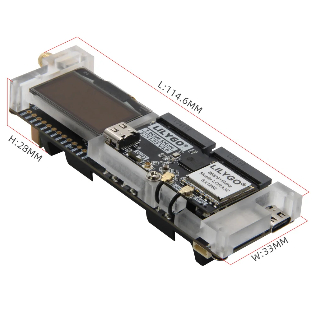 لوحة تطوير LILYGO SoftRF T-Bea - مراجعة Esp32 وسعره