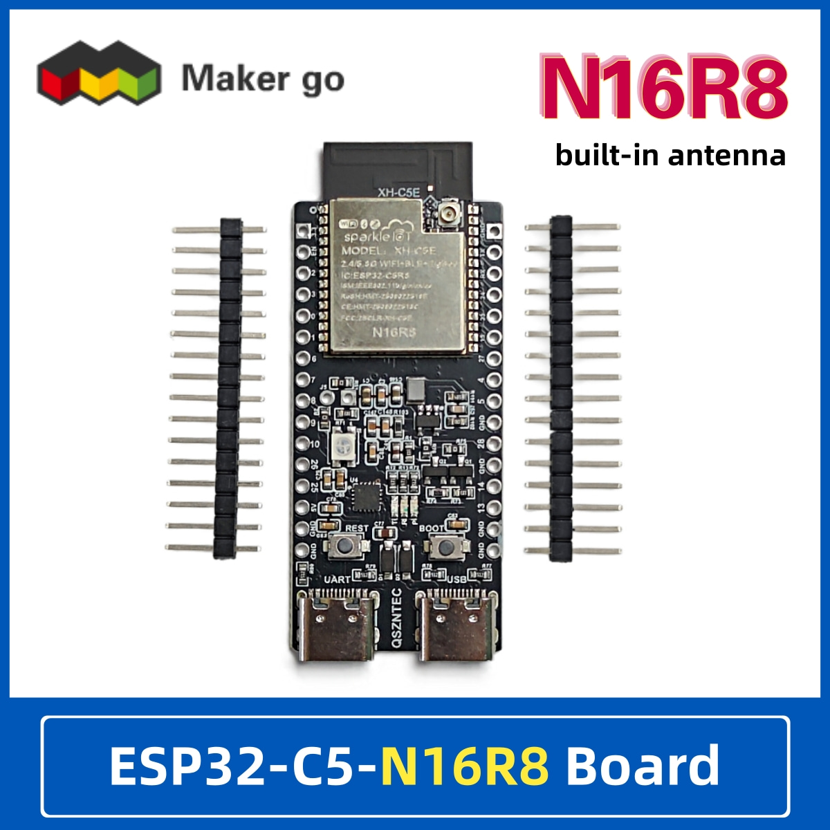 لوحة تطوير ESP32-C5-N16R8 مع و - مراجعة Esp32 Uart Module وسعره